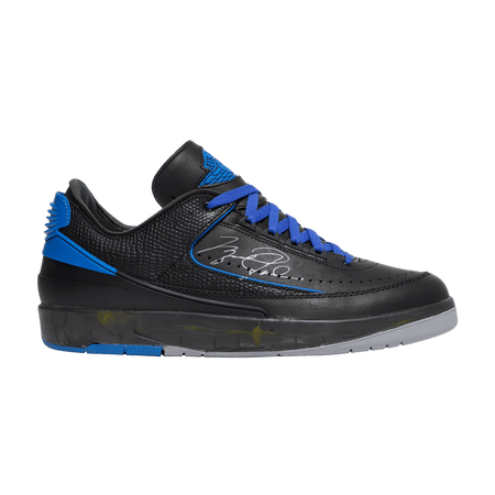 Off White x Air Jordan 2 Retro Low SP Black Varsity Royal