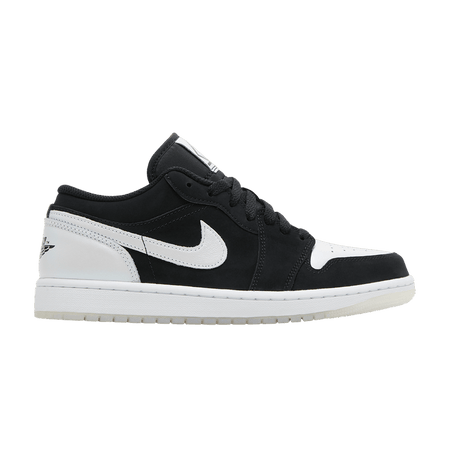 Air Jordan 1 Low SE Black And White Diamond