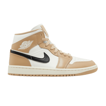 AIR JORDAN 1 MID Off White/BLACK-DESERT