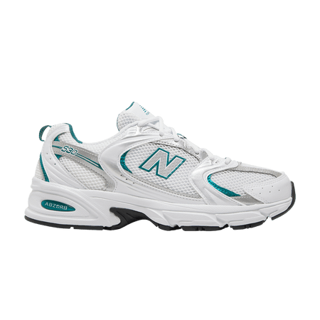 New Balance 530 White Silver Green