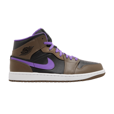 Air Jordan 1 Mid PalominoWhiteWild Berry