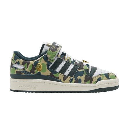 Bape x Adidas Forum 84 Low 30Th Anniversary Green Camo