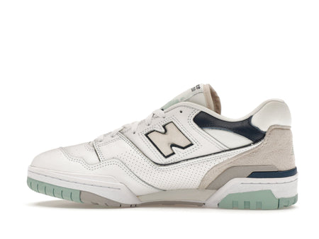 New Balance 550 White Winter Fog Navy
