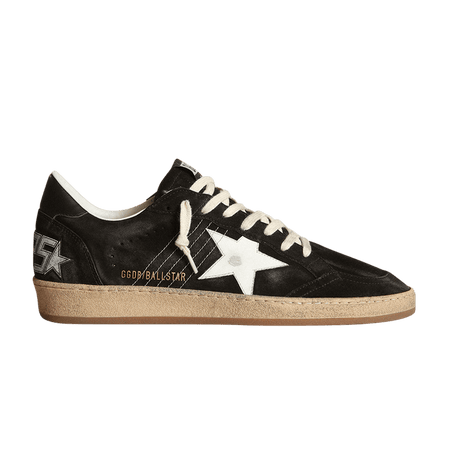 Golden Goose Ball Star Black White