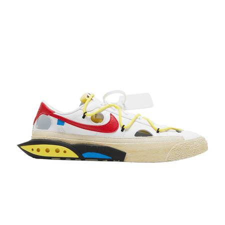 Off White x Nike Blazer Low White University Red