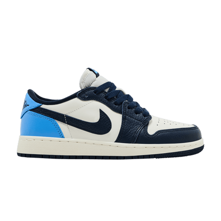 Air Jordan 1 Retro Low OG GS Obsidian UNC