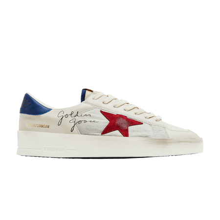 Golden Goose Stardan White Blue Red
