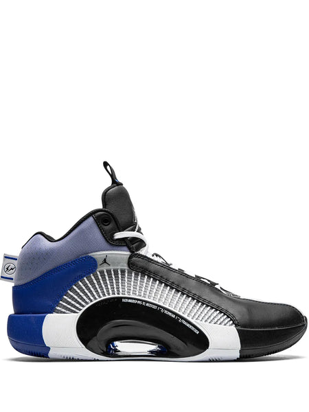 x Fragement Air Jordan 35 "White/Black - Sport blue" sneakers