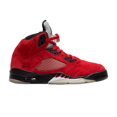 Air Jordan 5 Retro Raging Bull Red Suede