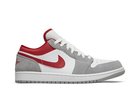 Air Jordan 1 Low SE Light Grey Gym Red