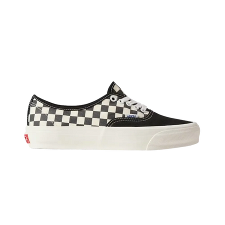 Vans Premium Authentic Checkerboard Shoe Asphalt Grey
