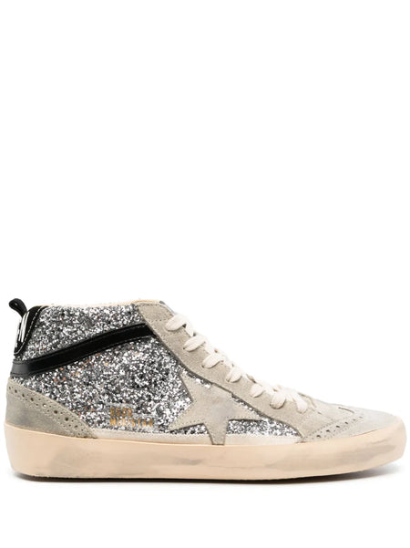 Mid Star glitter sneakers