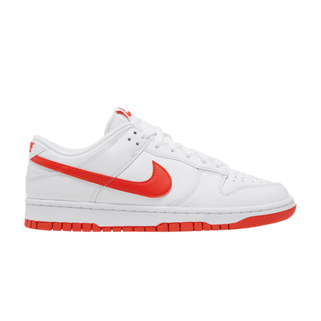 Dunk Low Retro White Picante Red