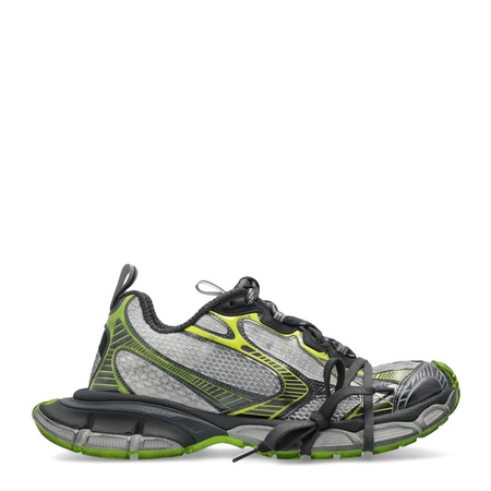 3XL Trainers in White Grey Green Yellow