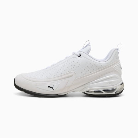 Puma Meza Running-Inspired Sneakers Puma White-Puma Black