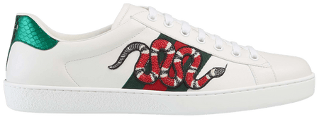 GUCCI ACE EMBROIDERED SNEAKER 'SNAKE'