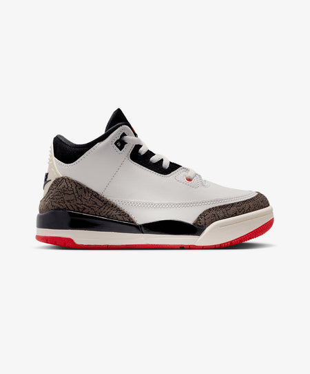 JORDAN | JORDAN 3 "WORLD'S BEST" (PS) { SAIL/BLACK-UNIVERSITY RED-PALE IVORY