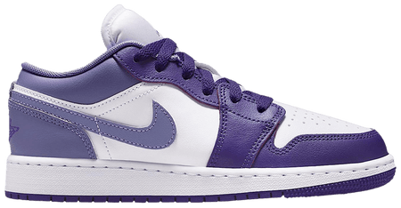 Jordan 1 Low Court Purple White Dusty Amethyst (GS)