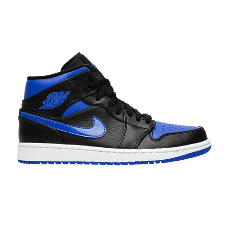 Air Jordan 1 Mid Black Hyper Royal