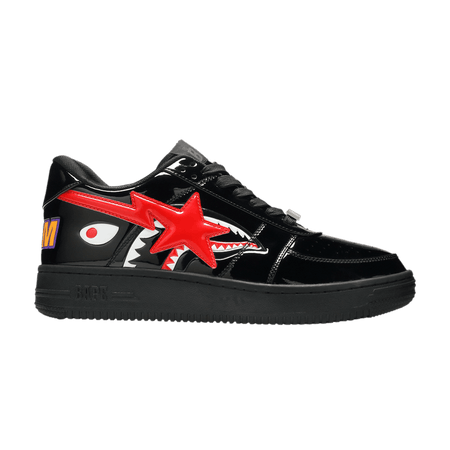 Bapesta Low M2 Shark Face - Black