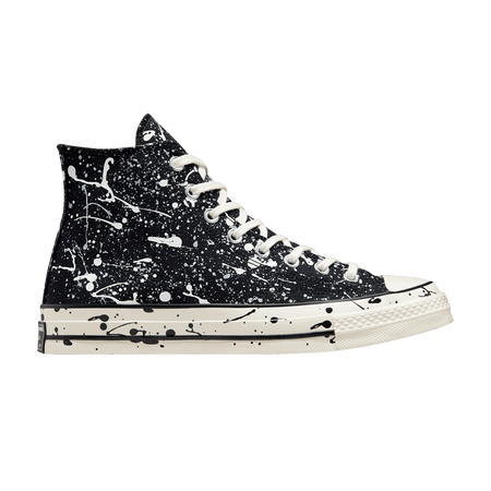 Converse Chuck 70 High Archive Paint Splatter - Black