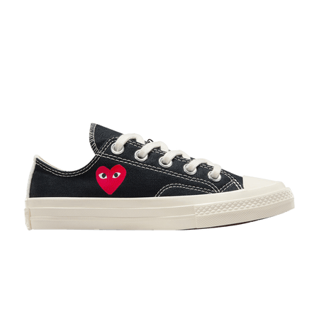 Comme des Garçons PLAY x Chuck 70 Low PS Single Heart - Black