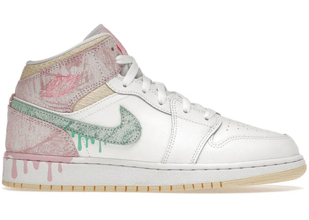 Jordan 1 Mid Paint Drip GS
