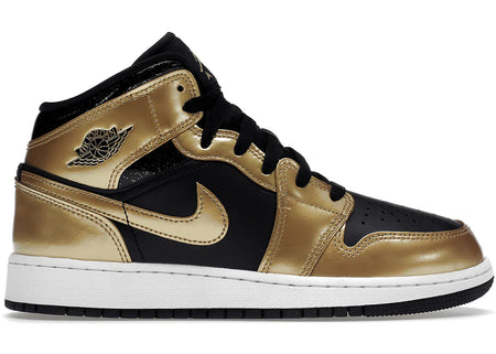 Jordan 1 Mid SE Metallic Gold Black GS