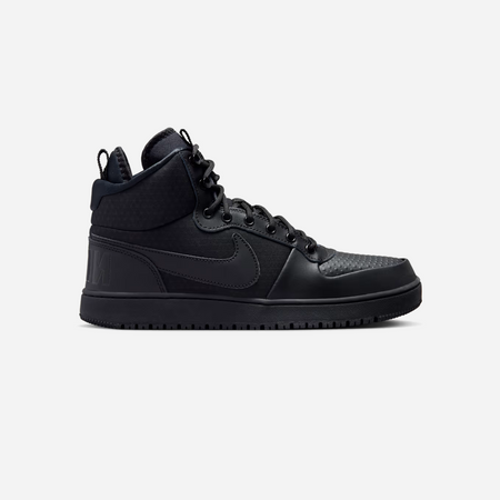 Nike Court Borough Mid Winter Triple Black