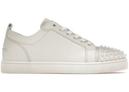 Christian Louboutin Louis Junior Spikes White
