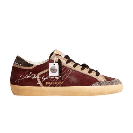 Swarovski x Golden Goose Wmns Superstar Penstar LAB 'Burgundy'