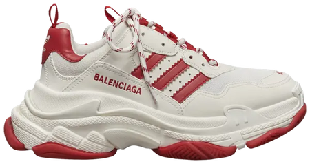 Balenciaga x Adidas Triple S Sneaker 'White Red'