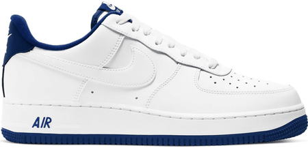 Nike Air Force 1 White Deep Royal Blue