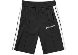 Palm Angels Logo Print Track Shorts Black