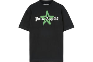Palm Angels Star Sprayed T-Shirt Black/Green