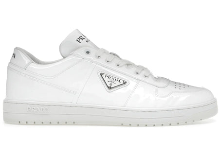 Prada Downtown Low Top Sneakers Leather White