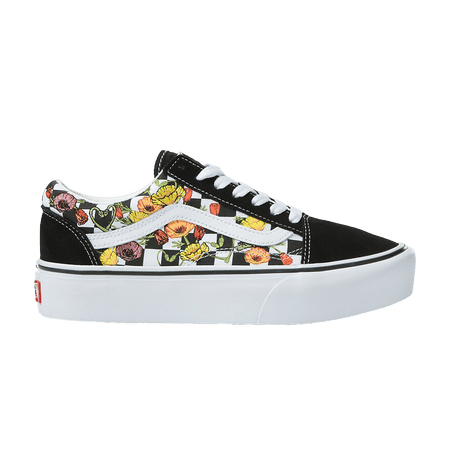 Vans Old Skool Platform Poppy Checkerboard