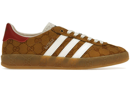 Adidas Gazelle Gucci Original Gg Beige Brown Womens