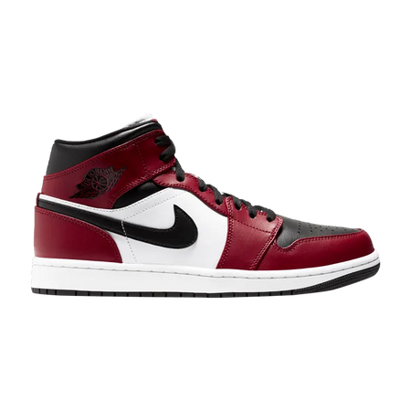 Air Jordan 1 Mid Chicago Black Toe