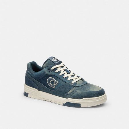 Men's Coach Soho Sneaker In Loved Denim Denim