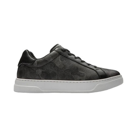 Coach Men's High Line Sneaker In Signature Camo Print Camo Black