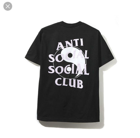Anti Social Social Club Whisper T-Shirt Shirt Yin Yang Black Pink White