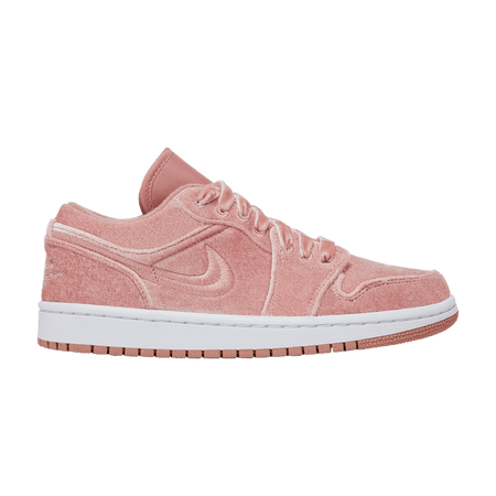 Air Jordan 1 Low Pink Velvet Rust Pink