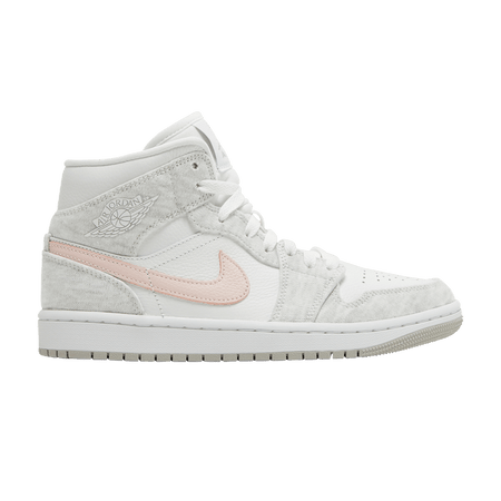 Wmns Air Jordan 1 Mid Se White Light Iron Ore