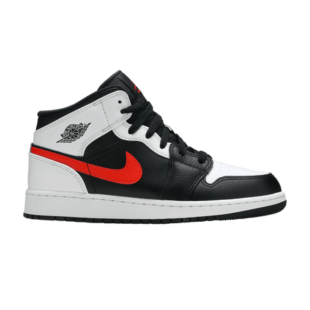 Jordan 1 Mid Black Chile Red GS