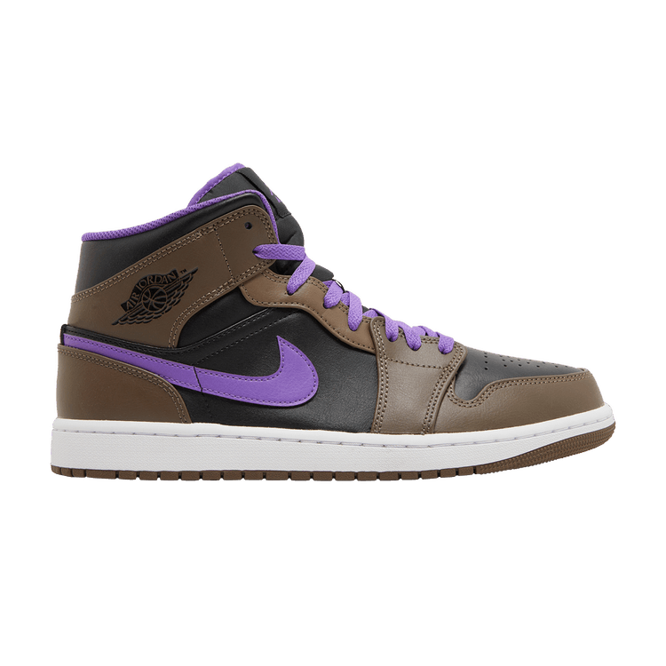 Air Jordan 1 Mid PalominoWhiteWild Berry