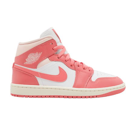 Wmns Air Jordan 1 Mid 'Strawberries and Cream'