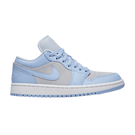 Wmns Air Jordan 1 Low Football GreyUniversity Blue