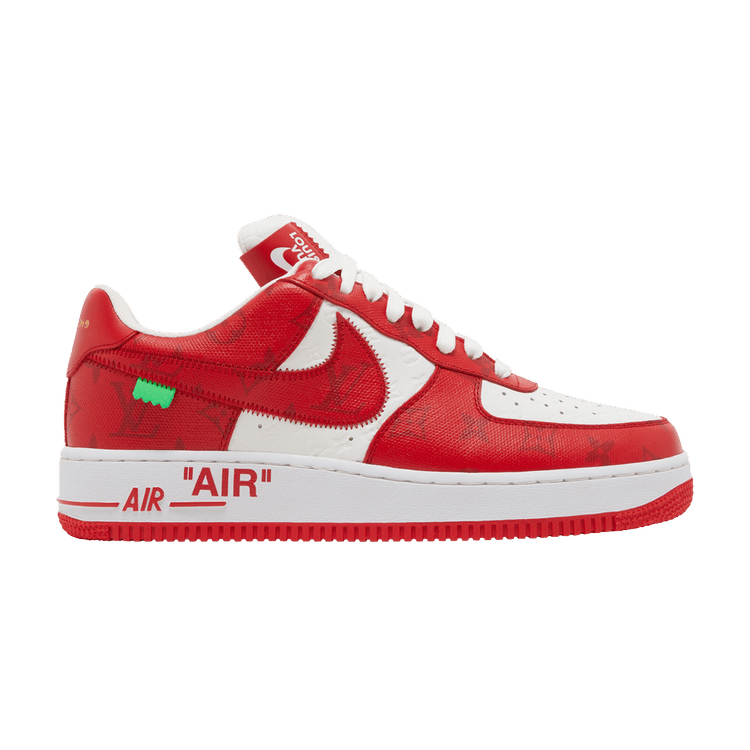 Louis Vuitton x Nike Air Force 1 By Virgil Abloh Red