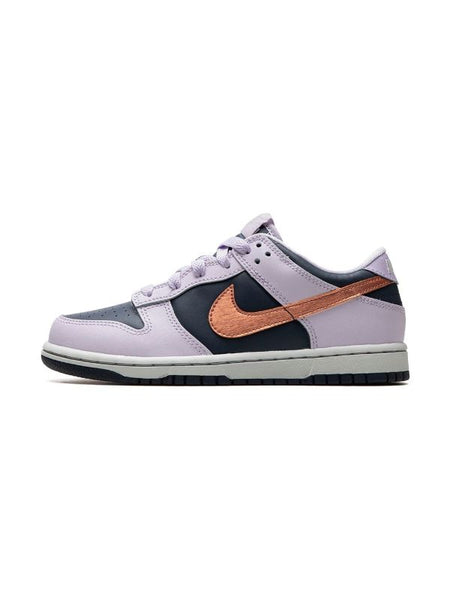 Nike Dunk Low Brown Swoosh Thunder Blue